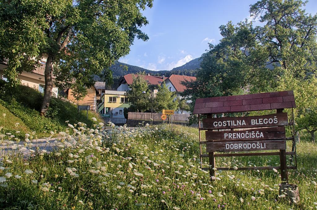 Gostilna Pension Blegos Poljane nad Škofjo Loko Exterior foto